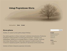 Tablet Screenshot of pogrzebowe.ebukiecik.pl